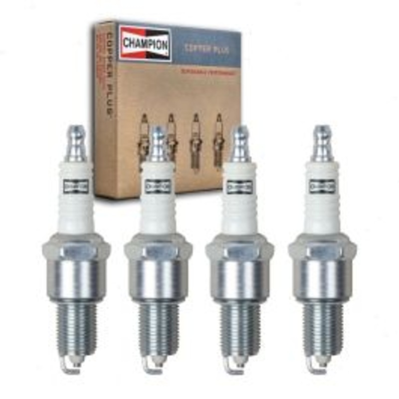 4 pc Champion Copper Plus Spark Plugs for 1989-1994 Isuzu Amigo 2.3L 2.6L L4