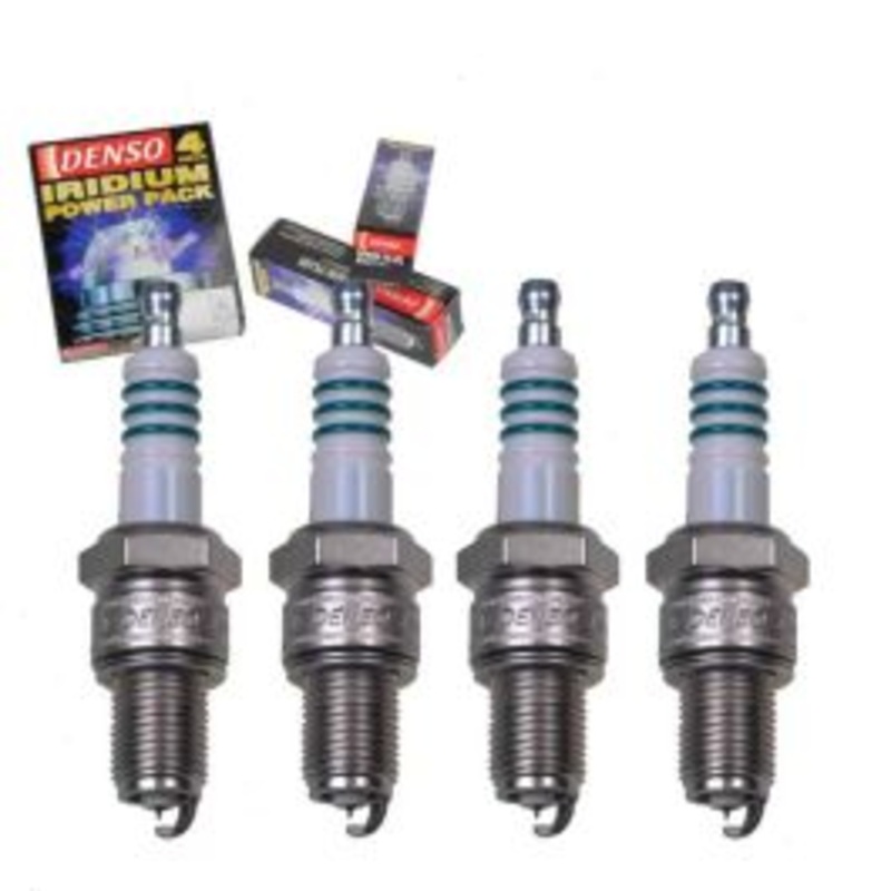 4 pc DENSO Iridium Power Spark Plugs for 1976-1977 Mazda Mizer 1.3L L4