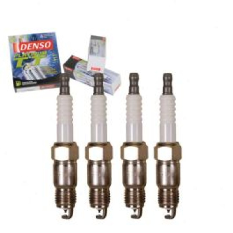 4 pc DENSO Platinum TT Spark Plugs for 1985-1991 Pontiac Grand Am 2.5L L4