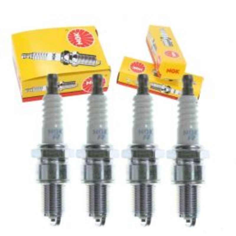 4 pc NGK Standard Spark Plugs for 1977-1978 Nissan F10 1.4L L4