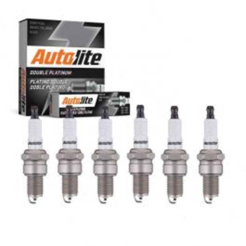 6 pc Autolite Double Platinum Spark Plug for 1972-1974 Aston Martin Vantage