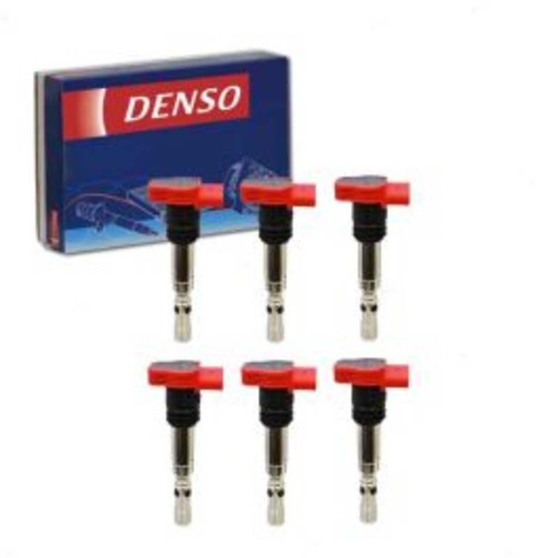 6 pc DENSO Direct Ignition Coils for 2002-2006 Audi A4 Quattro 3.0L V6