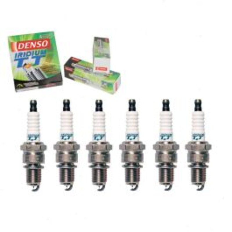 6 pc DENSO Iridium TT Spark Plugs for 1968 Triumph TR250 2.5L L6