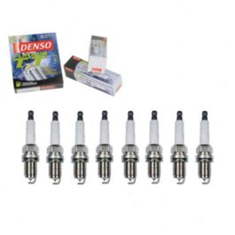 8 pc DENSO Platinum TT Spark Plugs for 1987-1990 Cadillac Brougham 5.0L V8