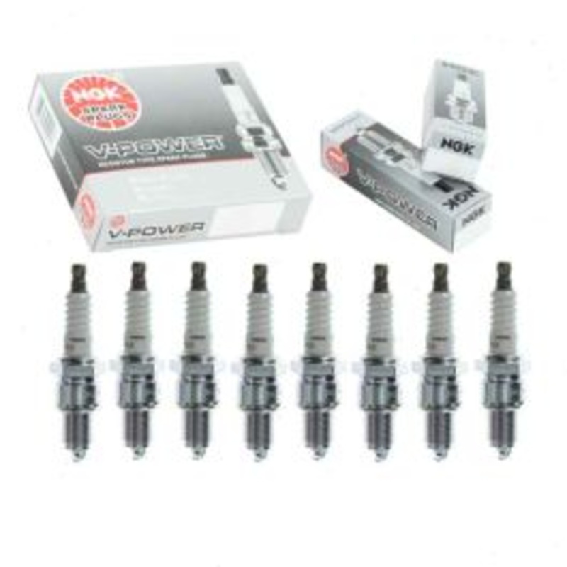 8 pc NGK V-Power Spark Plugs for 1964-1970 Dodge A100 Truck 4.5L 5.2L V8