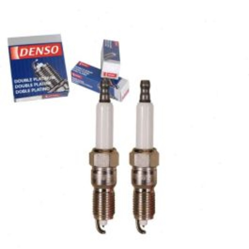 2 pc DENSO Double Platinum 5077 PTJ16R15 Spark Plugs