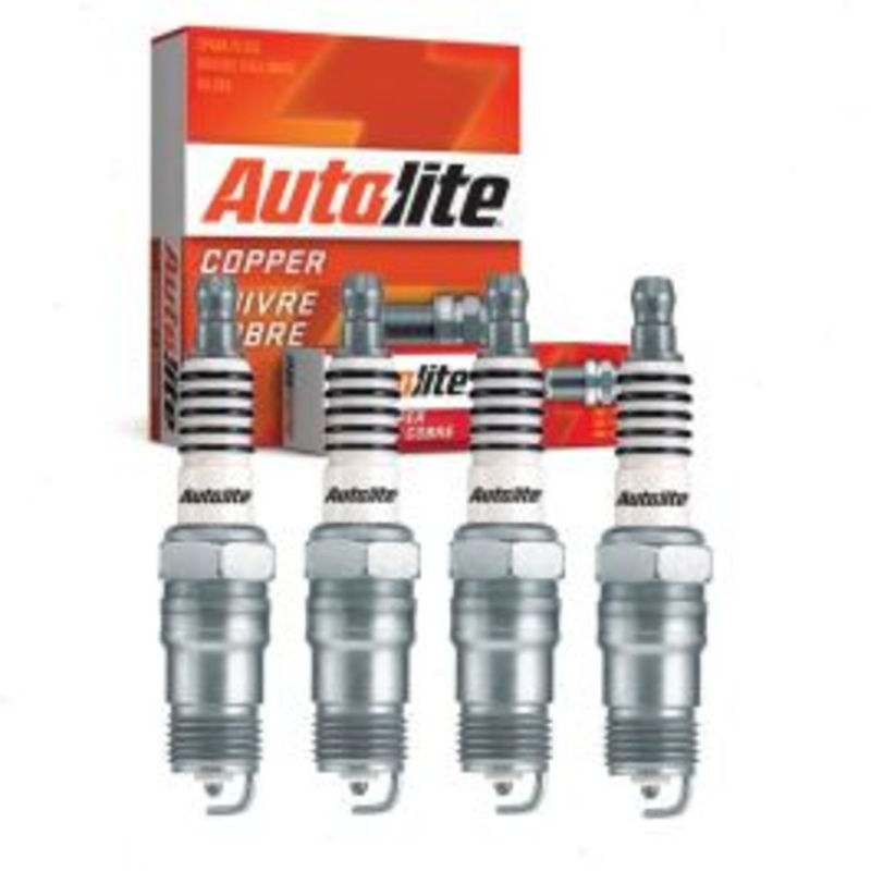 4 pc Autolite Copper Core Spark Plugs for 1985-1987 Ford Tempo