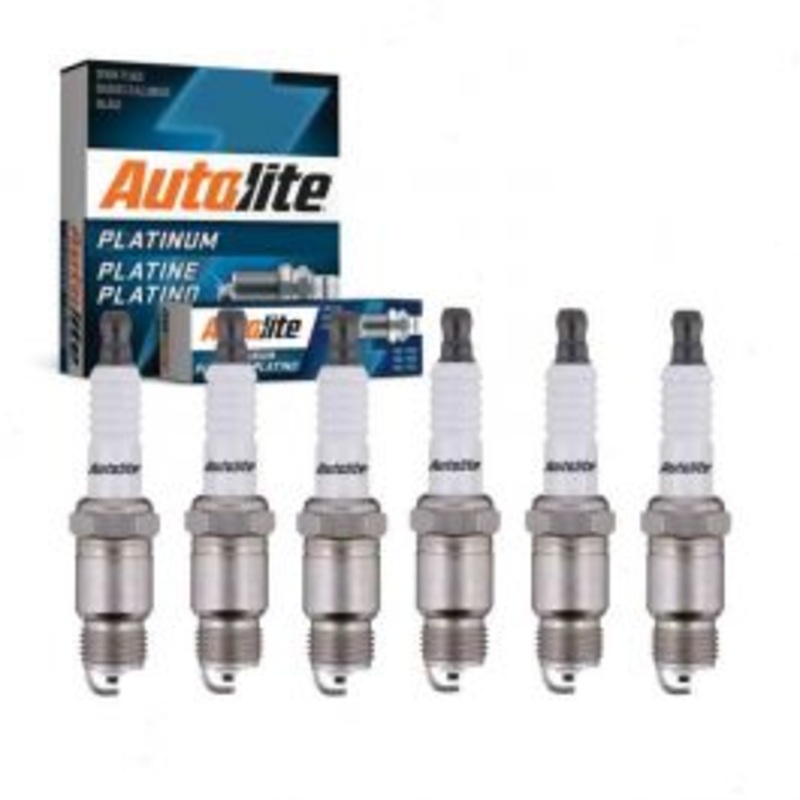 6 pc Autolite Platinum Spark Plug for 1989-1995 GMC K1500 4.3L V6