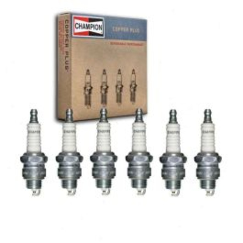 6 pc Champion Copper Plus Spark Plugs for 1960-1966 GMC Suburban 5.0L V6