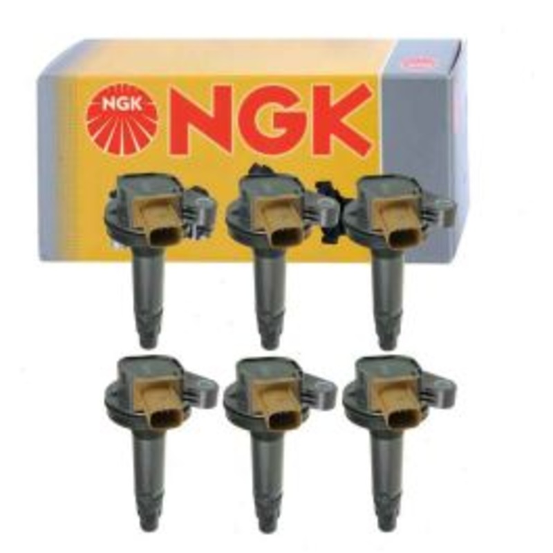 6 pc NGK Ignition Coils for 2015-2019 Ford Transit-250 3.5L V6