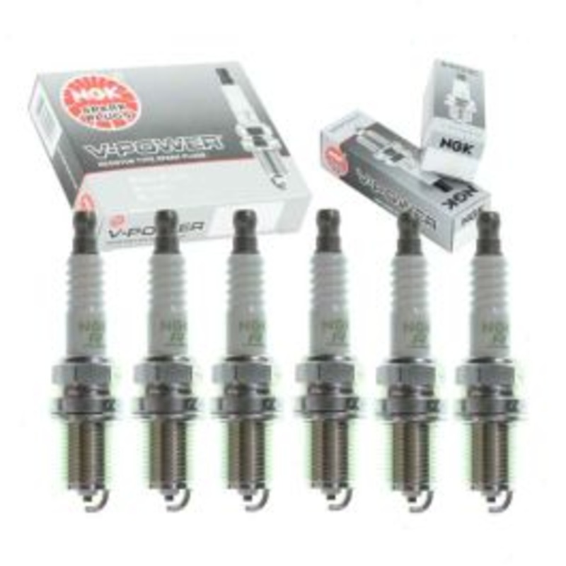 6 pc NGK V-Power Spark Plugs for 2000-2004 Nissan Xterra 3.3L V6