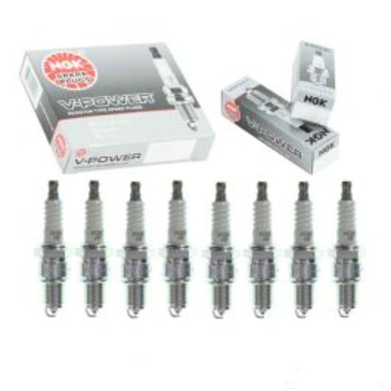 8 pc NGK V-Power Spark Plugs for 1968-1969 GMC K35 K3500 Pickup 6.5L V8