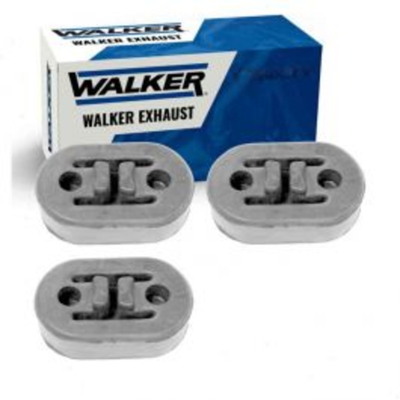 3 pc Walker Exhaust System Insulators for 1986-1989 Hyundai Excel 1.5L L4