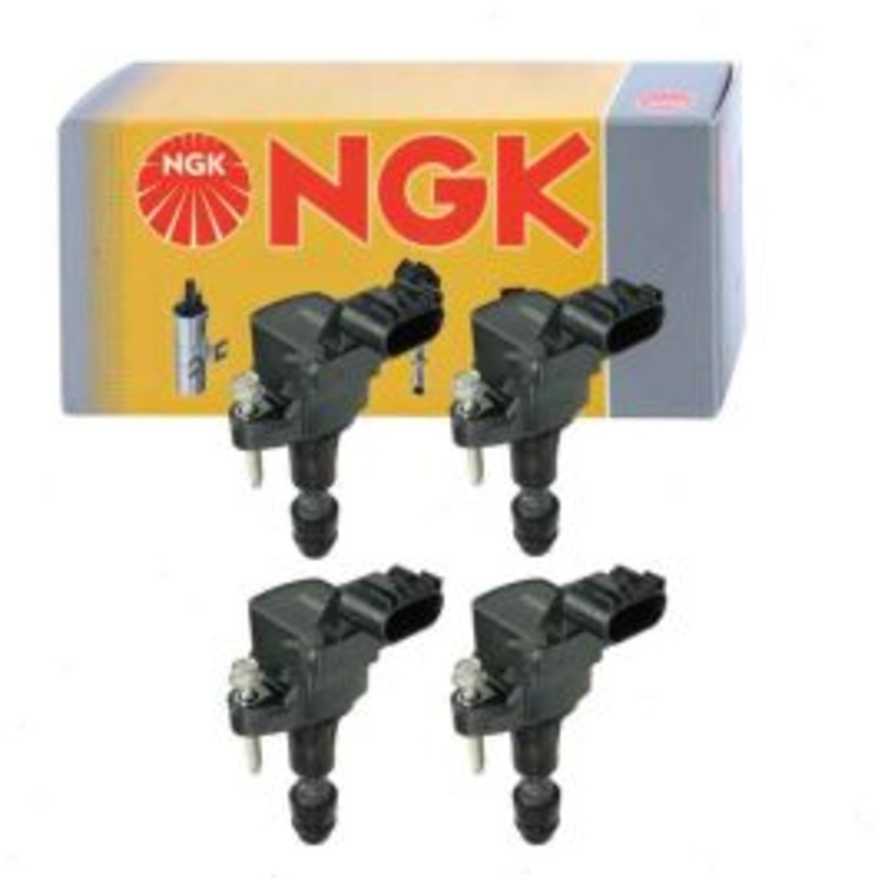 4 pc NGK Ignition Coils for 2006-2010 Pontiac G6 2.4L L4