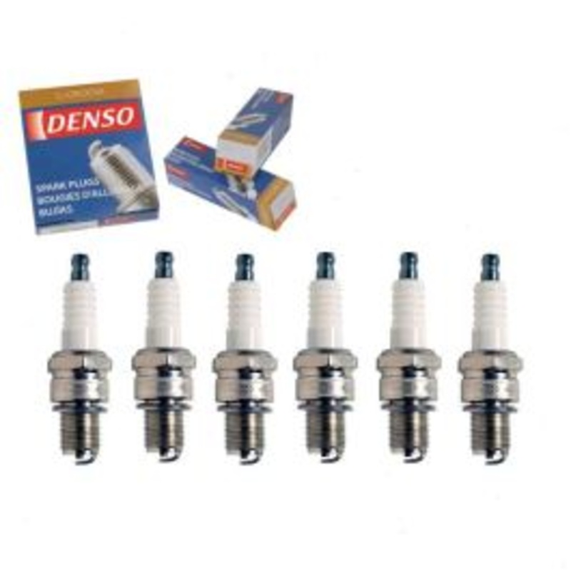 6 pc DENSO Standard U-Groove Spark Plugs for 1964-1966 Chevrolet K10 Pickup 4.8L L6