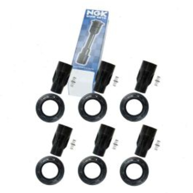 6 pc NGK Ignition Coil Boots for 2004-2010 Toyota Highlander 3.3L V6