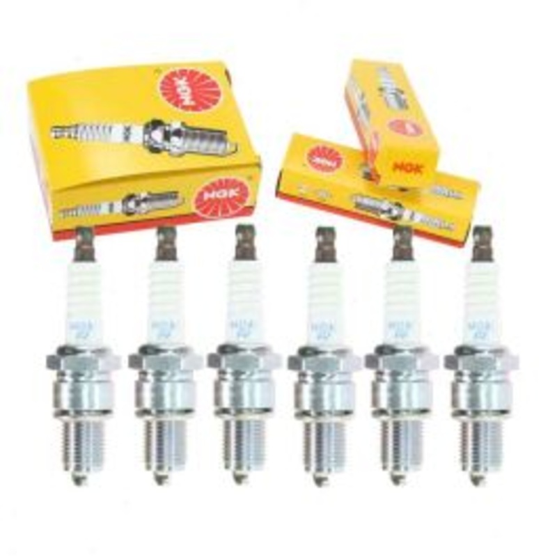 6 pc NGK Standard Spark Plugs for 1963-1966 Chevrolet P30 Series 3.8L 4.1L L6
