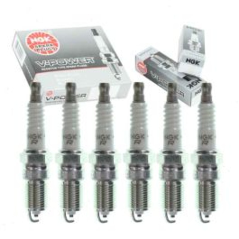 6 pc NGK V-Power Spark Plugs for 2004-2008 Mazda B3000 3.0L V6