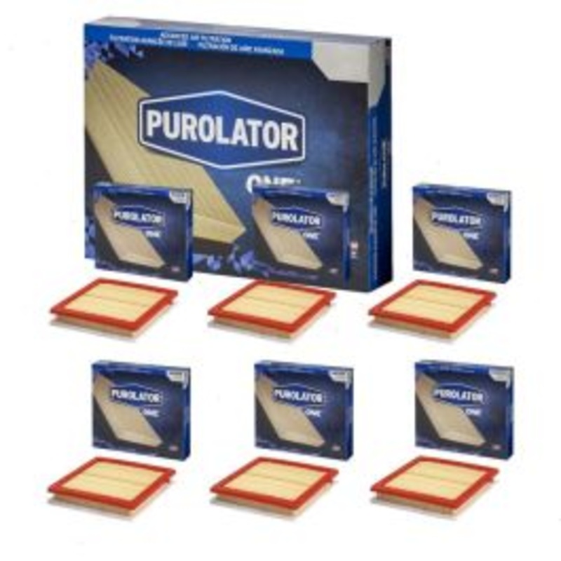 6 pc Purolator ONE A41378 Air Filters