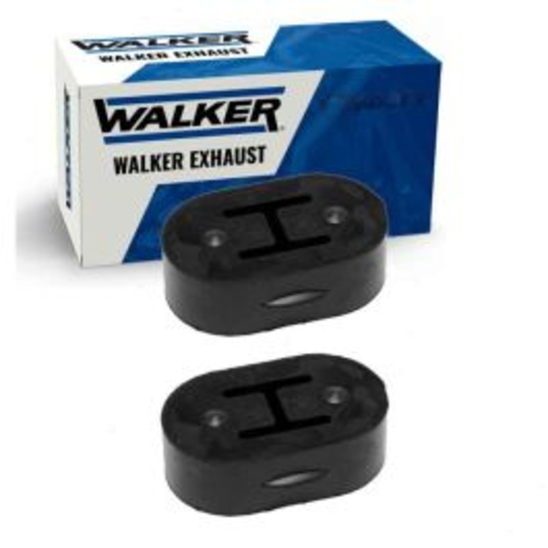 2 pc Walker Muffler Assm Exhaust System Insulators for 1990-1994 Nissan D21 2.4L L4