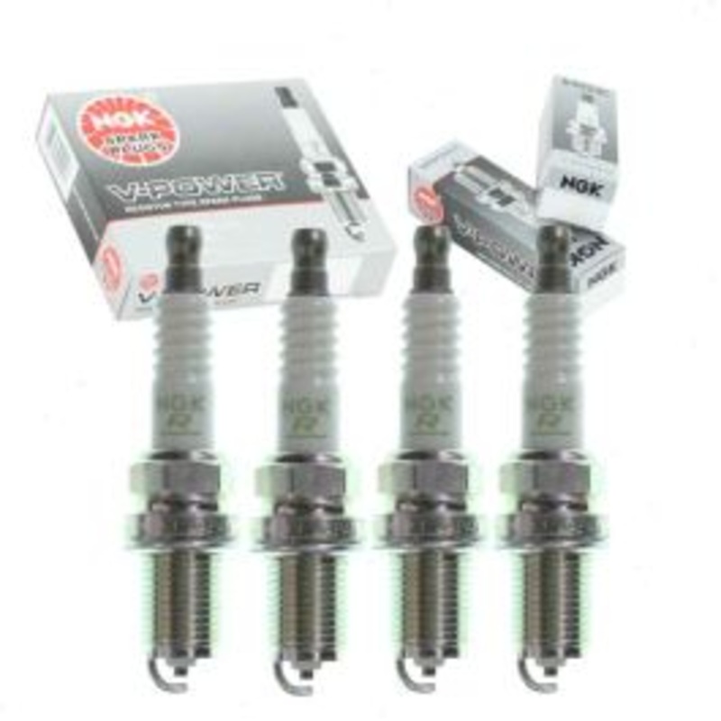 4 pc NGK V-Power Spark Plugs for 1993-1994 Dodge Colt 2.4L L4