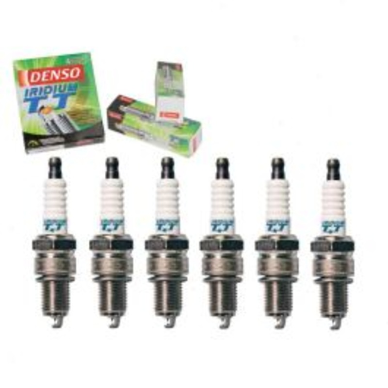 6 pc DENSO Iridium TT Spark Plugs for 1990-1991 Dodge Ram 50 3.0L V6