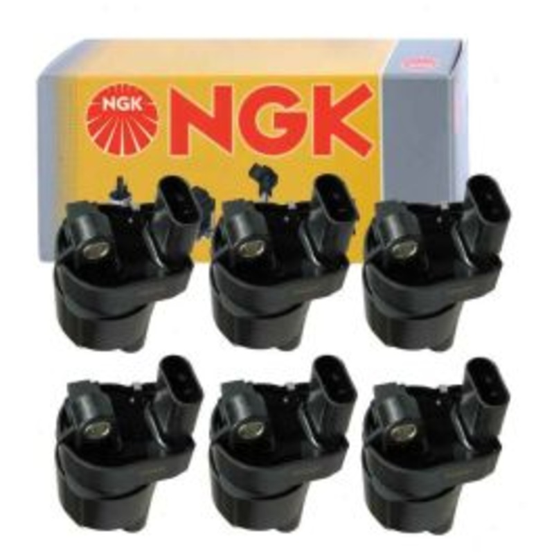 6 pc NGK 48933 U5293 Ignition Coils