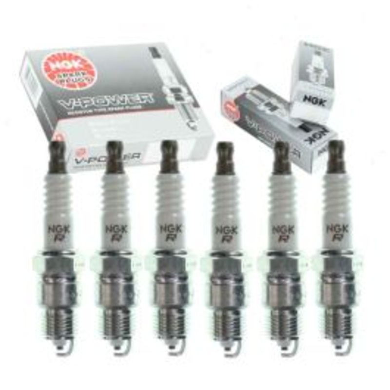 6 pc NGK V-Power Spark Plugs for 1977-1980 Pontiac Laurentian 3.8L 4.1L L6 V6