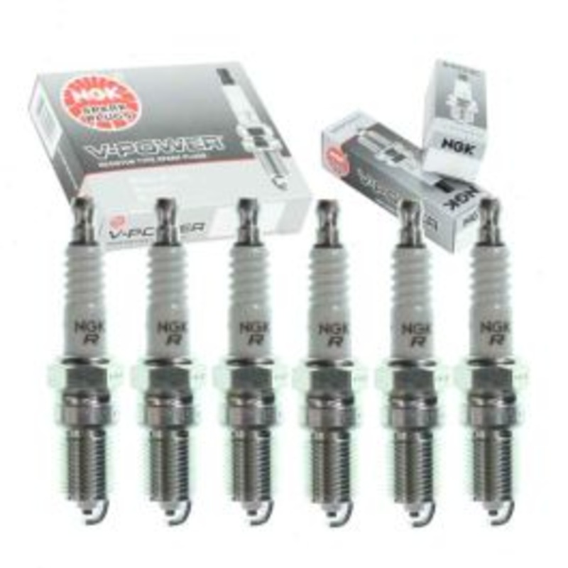 6 pc NGK V-Power Spark Plugs for 1986-1987 Oldsmobile Toronado 3.8L V6