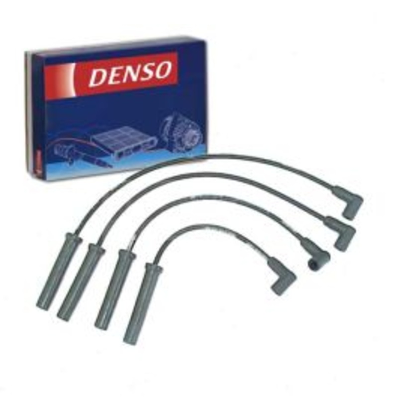 DENSO Spark Plug Wire Set for 1993-1999 Saturn SW1 1.9L L4