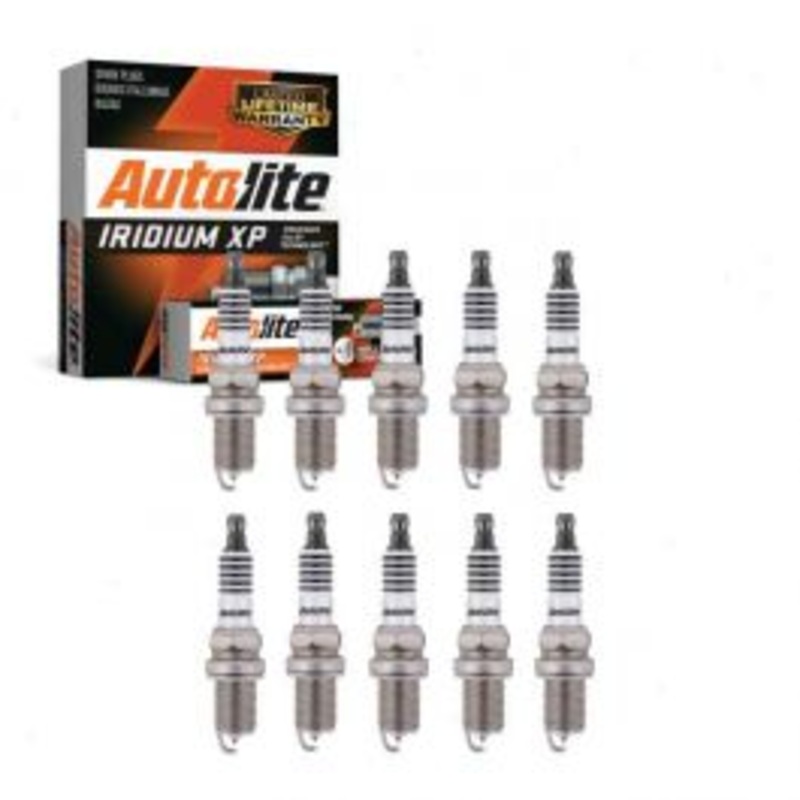 10 pc Autolite Iridium XP Spark Plug for 2007-2011 Audi S6 5.2L V10