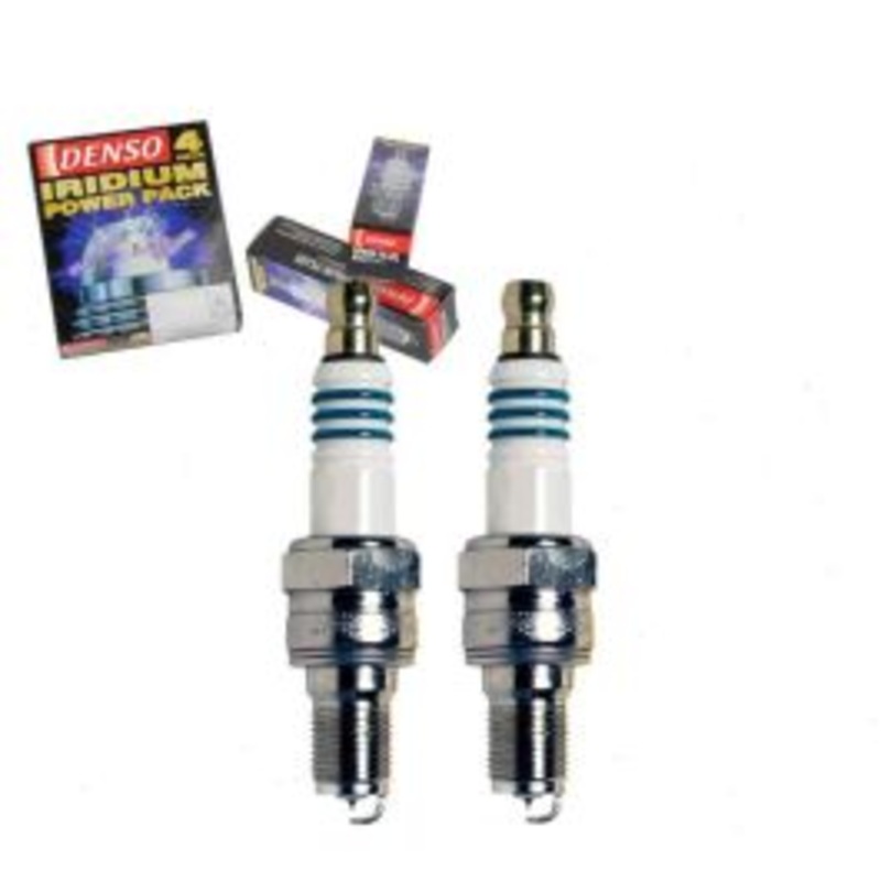 2 pc DENSO Iridium Power 5368 IUH24 Spark Plugs