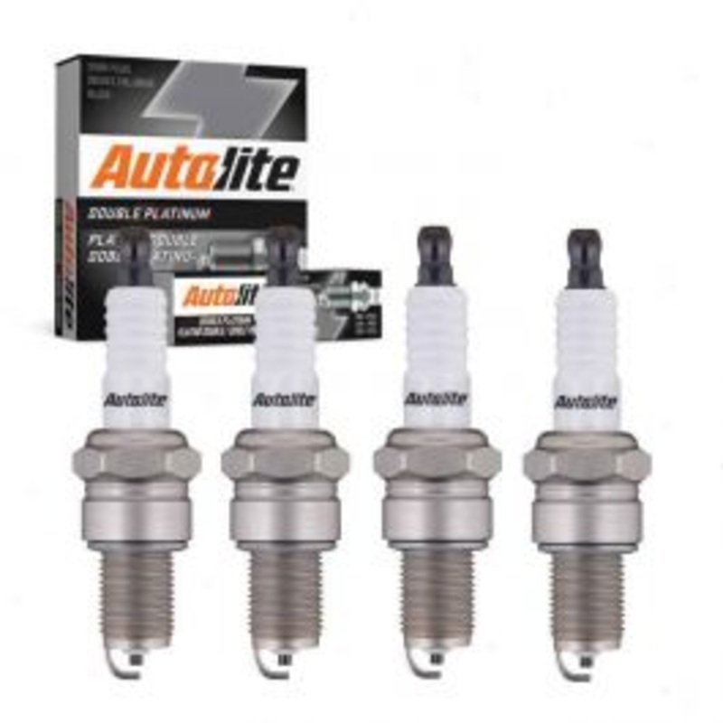 4 pc Autolite Double Platinum Spark Plug for 1990-1993 Dodge Ram 50 2.4L L4