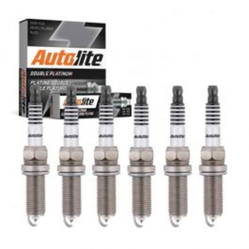 6 pc Autolite Double Platinum Spark Plug for 2011-2019 Honda Odyssey