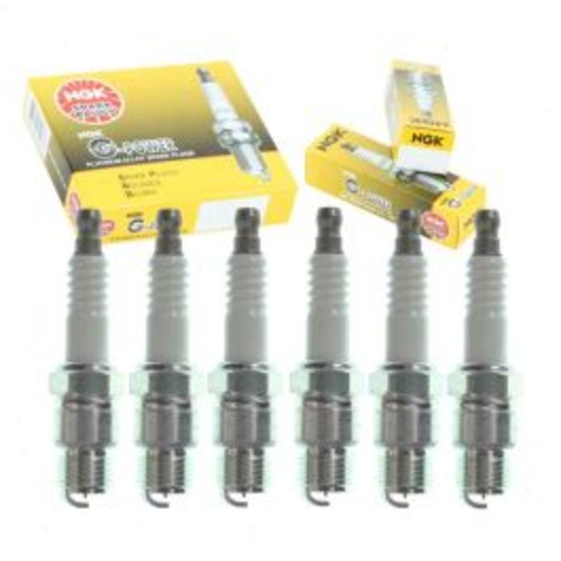 6 pc NGK G-Power Spark Plugs for 1975-1978 GMC P35 4.8L L6