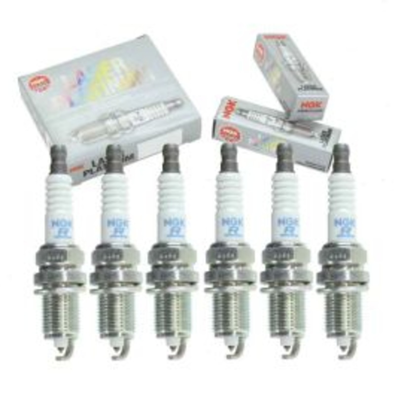 6 pc NGK Laser Platinum Spark Plugs for 2001 Dodge Ram 2500 Van 3.9L V6