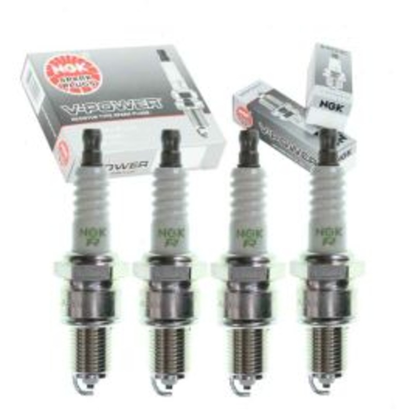 4 pc NGK V-Power Spark Plugs for 1972-1976 Jensen Healey 2.0L L4