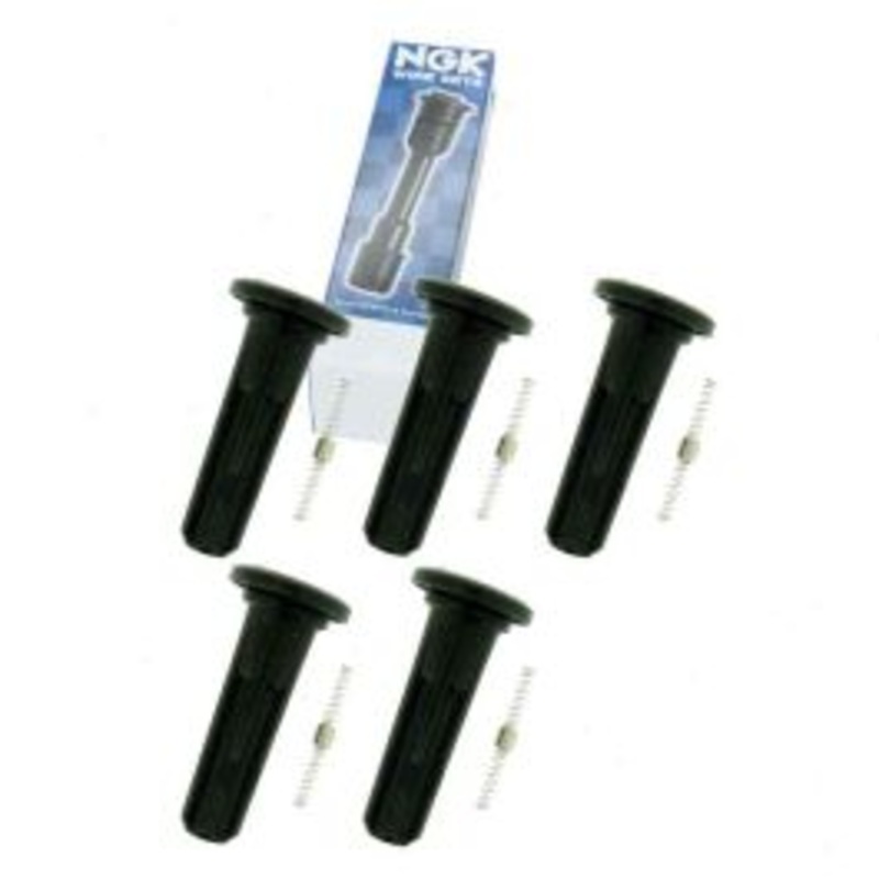 5 pc NGK Ignition Coil Boots for 2007-2012 GMC Canyon 3.7L L5