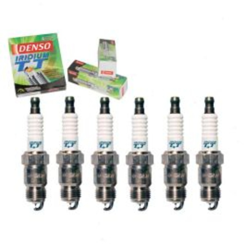 6 pc DENSO Iridium TT Spark Plugs for 1970-1974 GMC P15 P1500 Van 4.1L L6