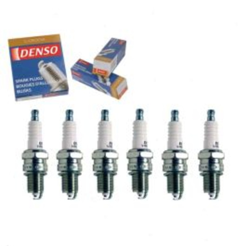 6 pc DENSO Standard U-Groove Spark Plugs for 1961-1967 Dodge D200 Series 3.7L L6