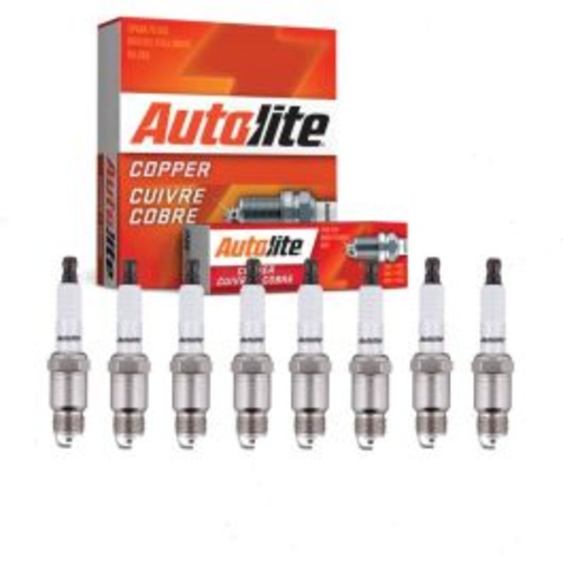 8 pc Autolite Copper Core Spark Plugs for 1968-1971 Jeep J-100 5.7L V8
