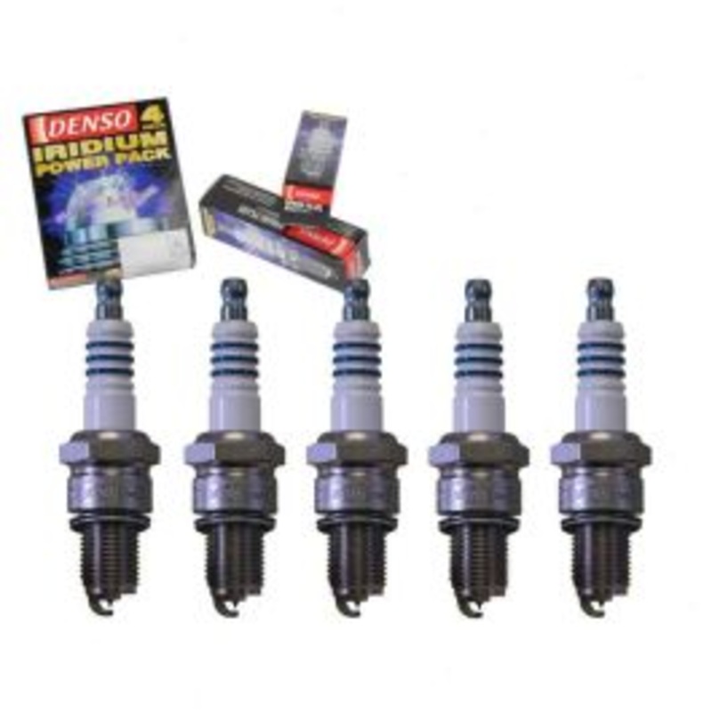 5 pc DENSO Iridium Power Spark Plugs for 1989-1991 Audi 200 2.2L L5