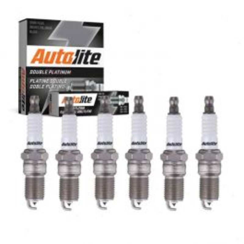 6 pc Autolite Double Platinum Spark Plug for 2005-2007 Ford Five Hundred