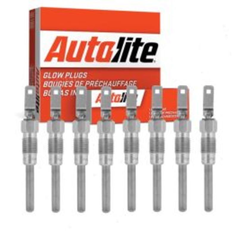 8 pc Autolite Diesel Glow Plugs for 1982-2000 GMC C3500 6.2L 6.5L V8