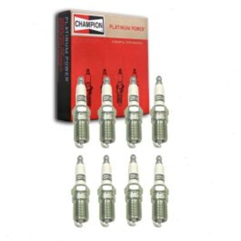 8 pc Champion Platinum Spark Plugs for 1997-2002 Ford E-250 Econoline 5.4L V8