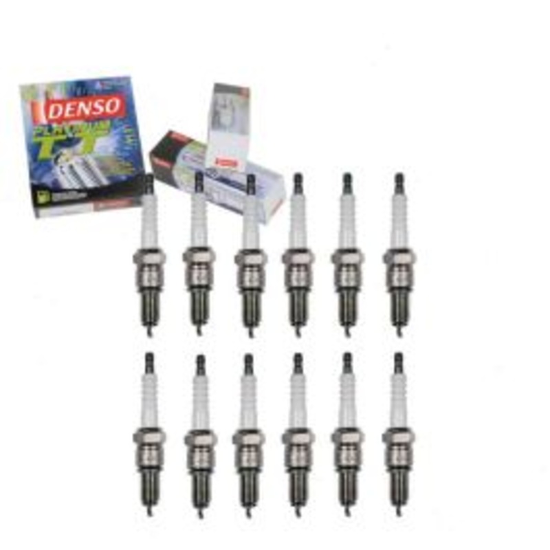 12 pc DENSO Platinum TT Spark Plugs for 1971-1974 Jaguar XKE 5.3L V12