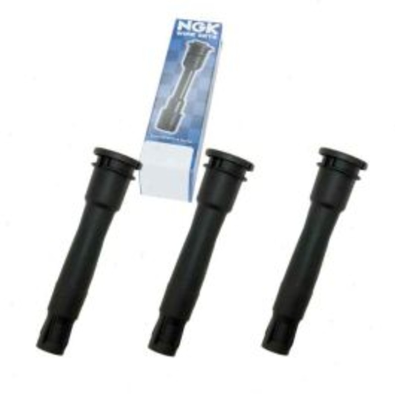 3 pc NGK Ignition Coil Boots for 2002-2005 Land Rover Freelander 2.5L V6