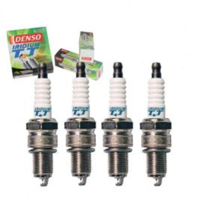 4 pc DENSO Iridium TT Spark Plugs for 1988-1993 Ford Festiva 1.3L L4