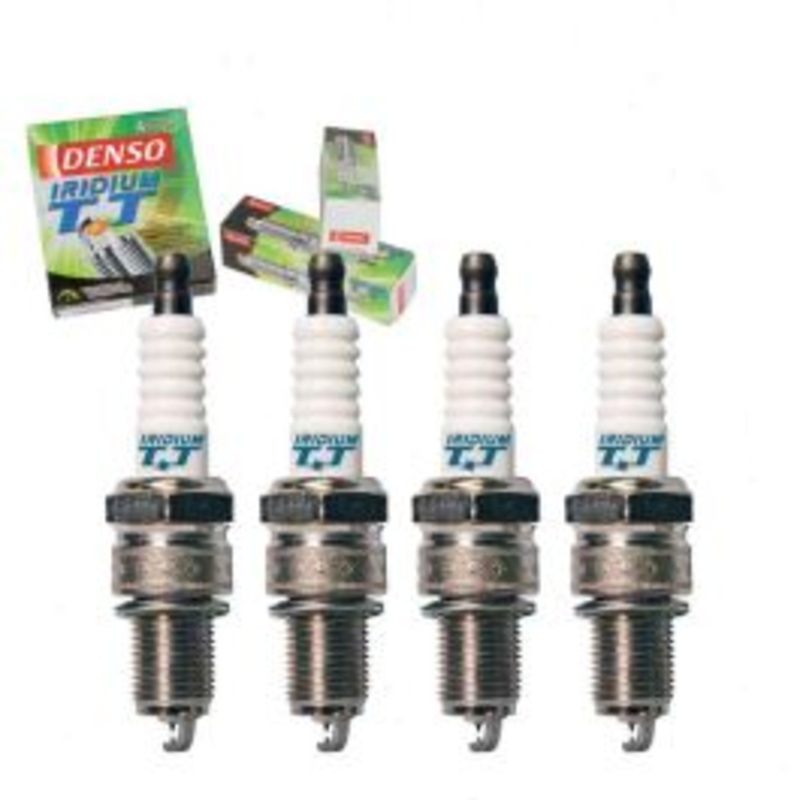 4 pc DENSO Iridium TT Spark Plugs for 1989-1995 Plymouth Acclaim 2.5L L4