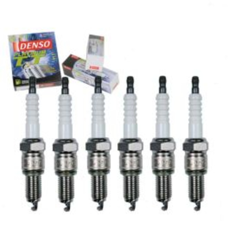 6 pc DENSO Platinum TT Spark Plugs for 1968-1973 Plymouth Fury I 3.7L L6
